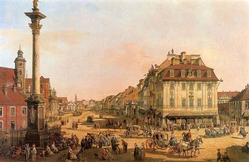 Bernardo Bellotto Cracow Suburb as seen from the Cracow Gate.